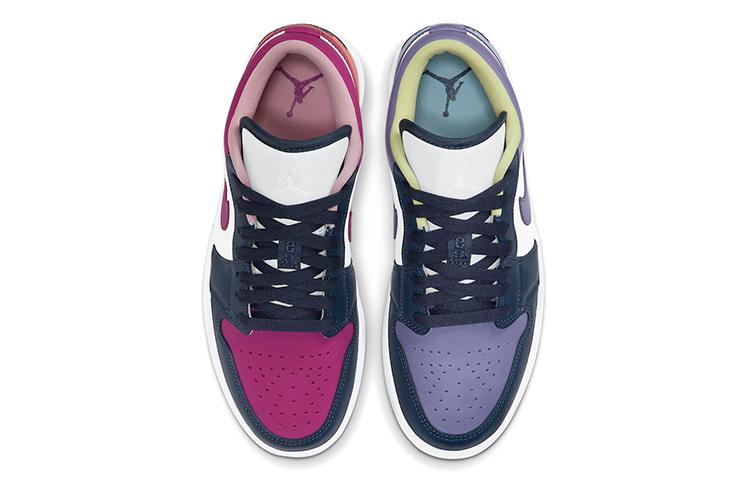 Air Jordan 1 Low Se 'Mismatched Purple Magenta' Damskie DJ4342-400