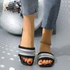 Foreign trade flat-bottomed casual slippers women's summer 2025 new models with soft bottom fashion outer wear sandals women