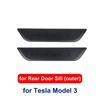 Front Rear Door Sill Protector for Tesla Model 3 2025 Guard Anti-Scratch Cover Model3 2025 TPE Protection Interior Accessories