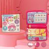 1 Set Kids Laptop Toy with Stickers Music Realistic Boys Girls Desktop Computer Shape Musical Toy for Gift