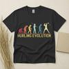 Hurling Evolution Children's Children's Children's T  Children's T-shirt Funny Hurling Gift Sports Tee Gildan Heavy Cotton