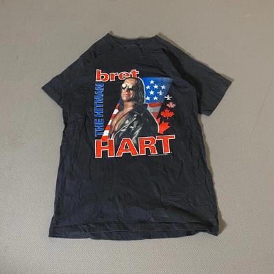 Nuova Bret Hart The Hitman Vintage Regalo di Natale Unisex S-5XL Maglietta OS98