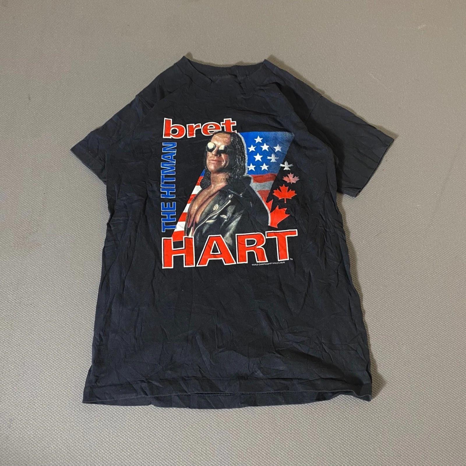 

Новая футболка Bret Hart The Hitman Винтажный Рождественский Подарок Унисекс S-5XL OS98 2XL