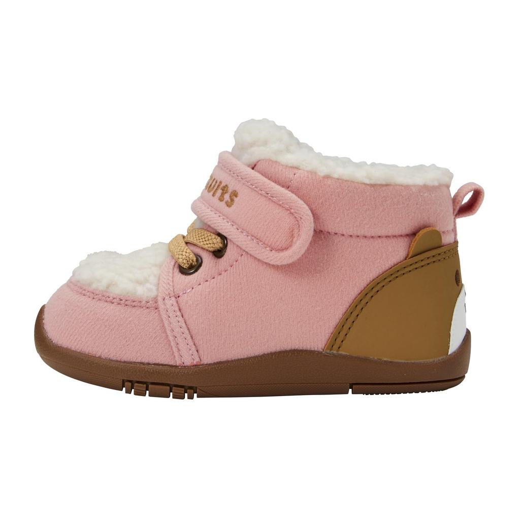 MIKIHOUSE HOT BISCUITS Second Baby Shoes, Boys and Girls, Pink, Size 14.5cm, 73-9304-680