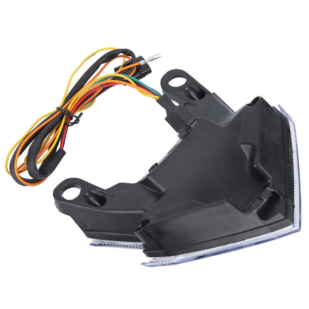 Motorcycle LED Tail Light Lamp Brake Turn Signal Taillight for    800 2013 2014 (Black)