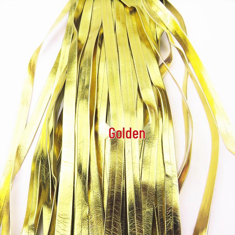 Gold Faux Leather Binding Tape for Sofa, Throw Pillow, Bag, Clothes, and Decoration Strip.