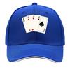Four Aces Poker Card Fan Hip Hop Hat Fashion Outdoor Sports Sandwich Baseball Cap
