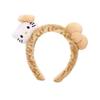Korean-Style Leopard Print Hello Kitty Headband for Women, 2025 - Stylish and Functional for Daily Wear