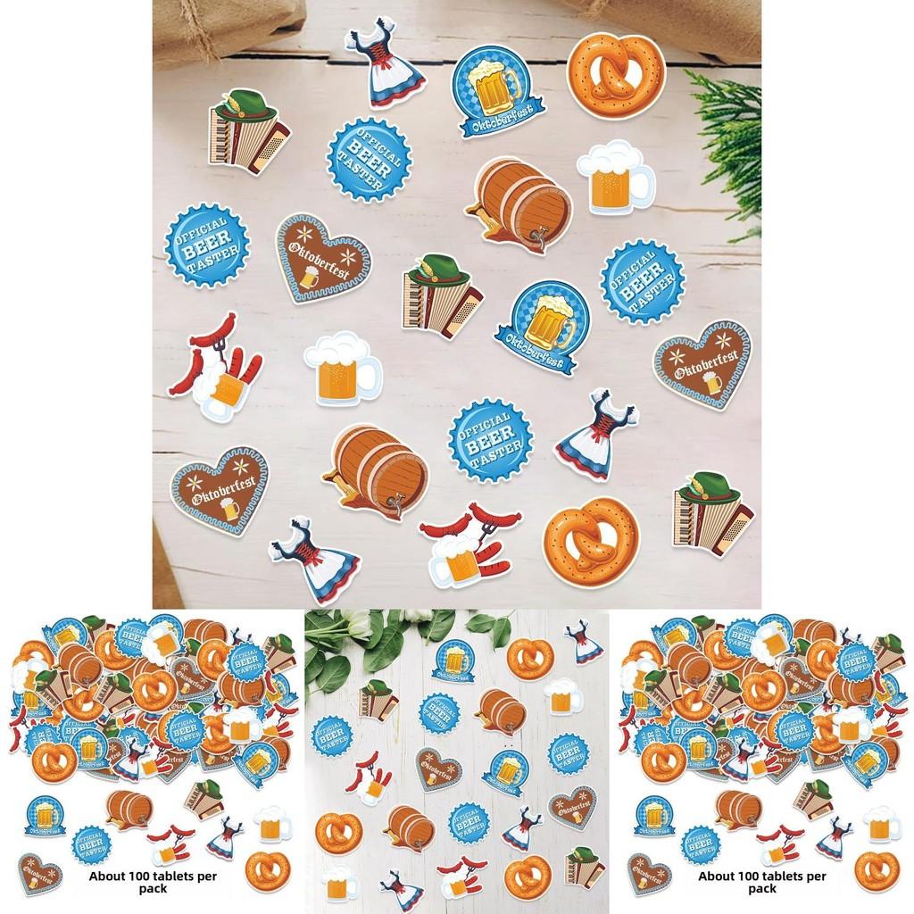 Oktoberfest Celebration Confetti With Paper Shreds For Beer Festival And Birthday Parties