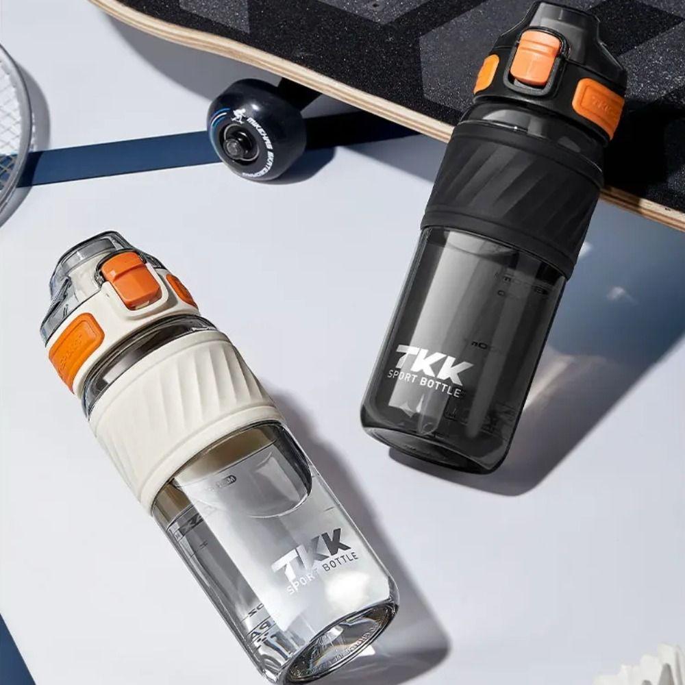 

Leak Proof Colorful Plastic Cup Large Capacity Outdoor Sports Kettle Outdoor Travel Style 1 500ML