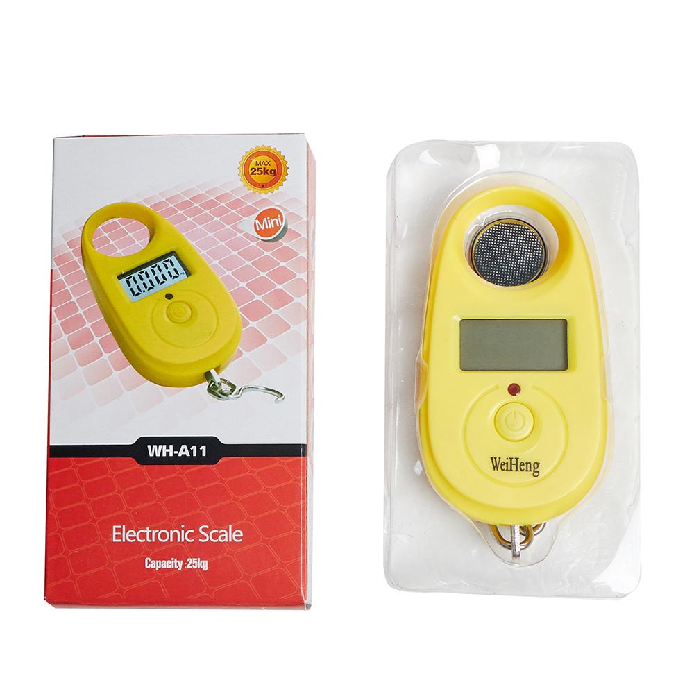 25Kg 5g  Mini Digital Scale Electronic Fishing Weight Pocket Luggage Scales Hanging Hook Mini LCD Weighing Scale