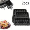 Waffle Mold Non-stick Reusable Silicone Air Fryer Liner Compatible with Ninja Versatile Accessories for Various Air Fryer Pad