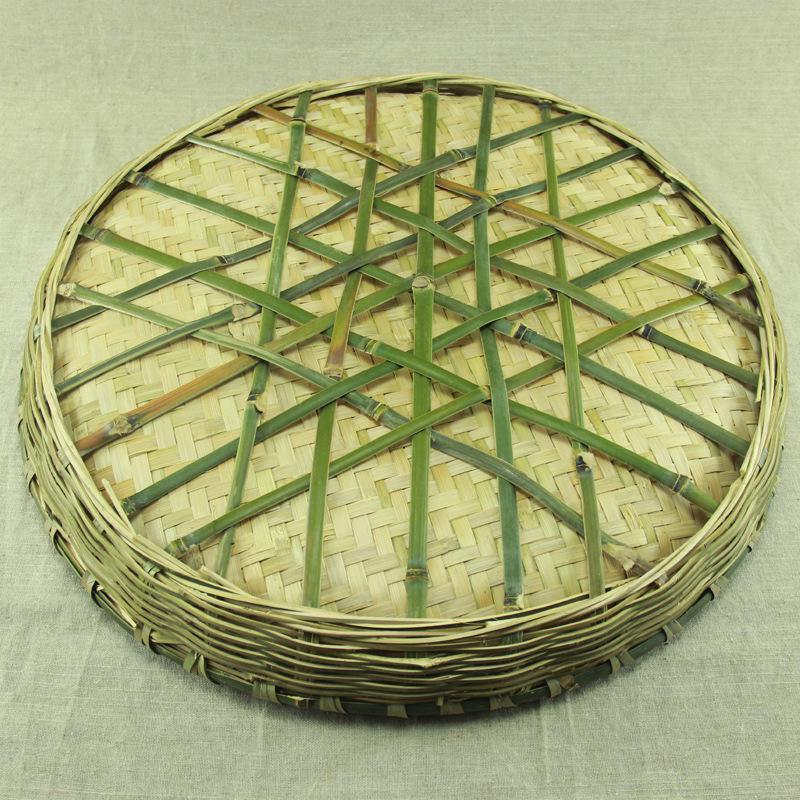 Bamboo Weaving Winnowing Basket and Sieve - Large Size for Household and Farm Use