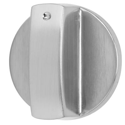 Bouton de commande universel en alliage de zinc pour cuisinière, 8 mm, adaptateur argenté