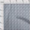 oneOone Cotton Flex Aqua Blue Fabric Check & Artistic Floral Sewing Craft Projects Fabric Prints By Yard 40 Inch