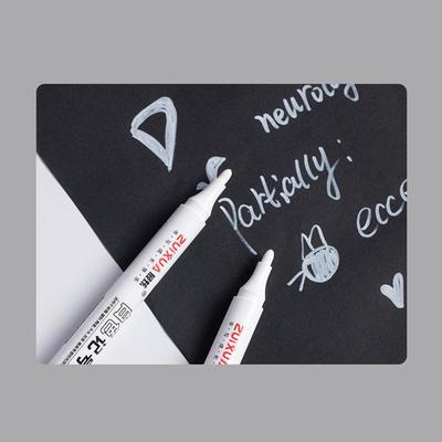 White Marker Pen 5Mm Oily Waterproof White Gel Pen Diy Graffiti Sketching Marker