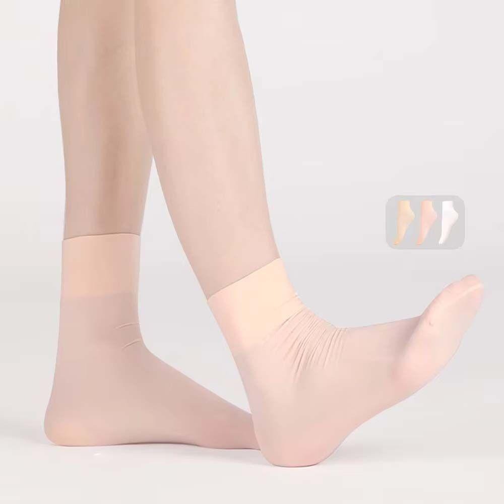 Dance Wear Ballet Socks Practise Training Skin Color Modern Dance Socks Invisibility Absorb Sweat Ballet Stockings Girls Women