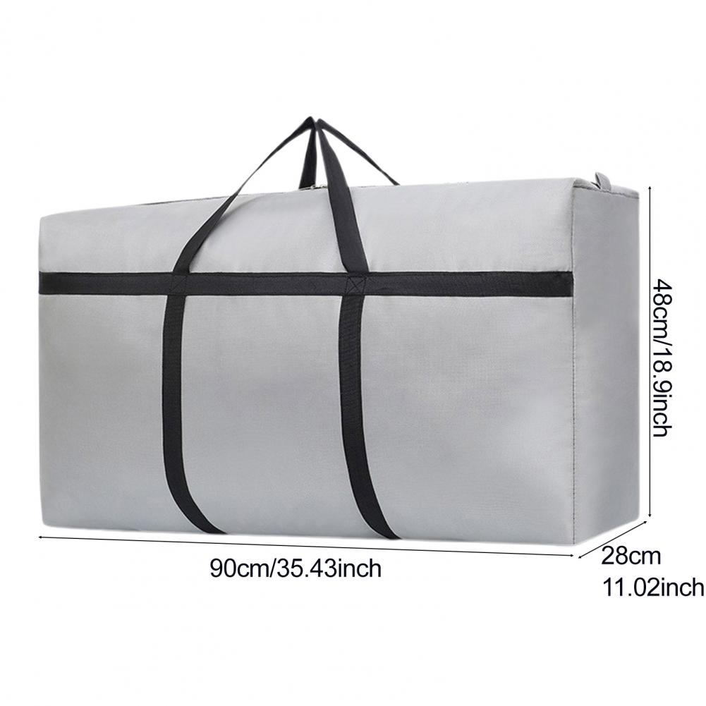 Portable Storage Bag Waterproof Oxford Cloth Large Capacity Tear-resistant Storage Bag Travel Storage Tote