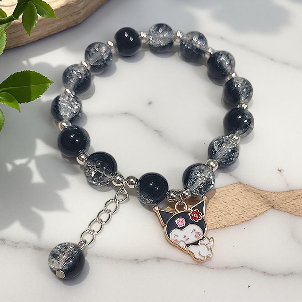 Daisy Popcorn Beaded Bracelet: Elegant Women's Hand Jewelry