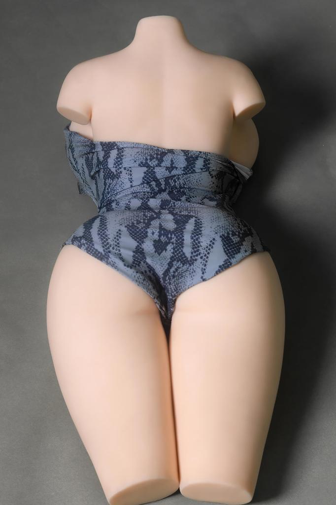 HANIDOLL Real Doll Love Doll Half Body Životní velikost Velká masturbátor Velká prsa Želé hrudník TPE kovová kostra 2 otvory Opakované použití 18 kg M98
