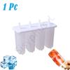 4-Link Old Popsicle Mold With Lid Reusable Children's Creative Popsicle Mold Homemade Mung Bean Popsicle Ice Cream Frozen Molds