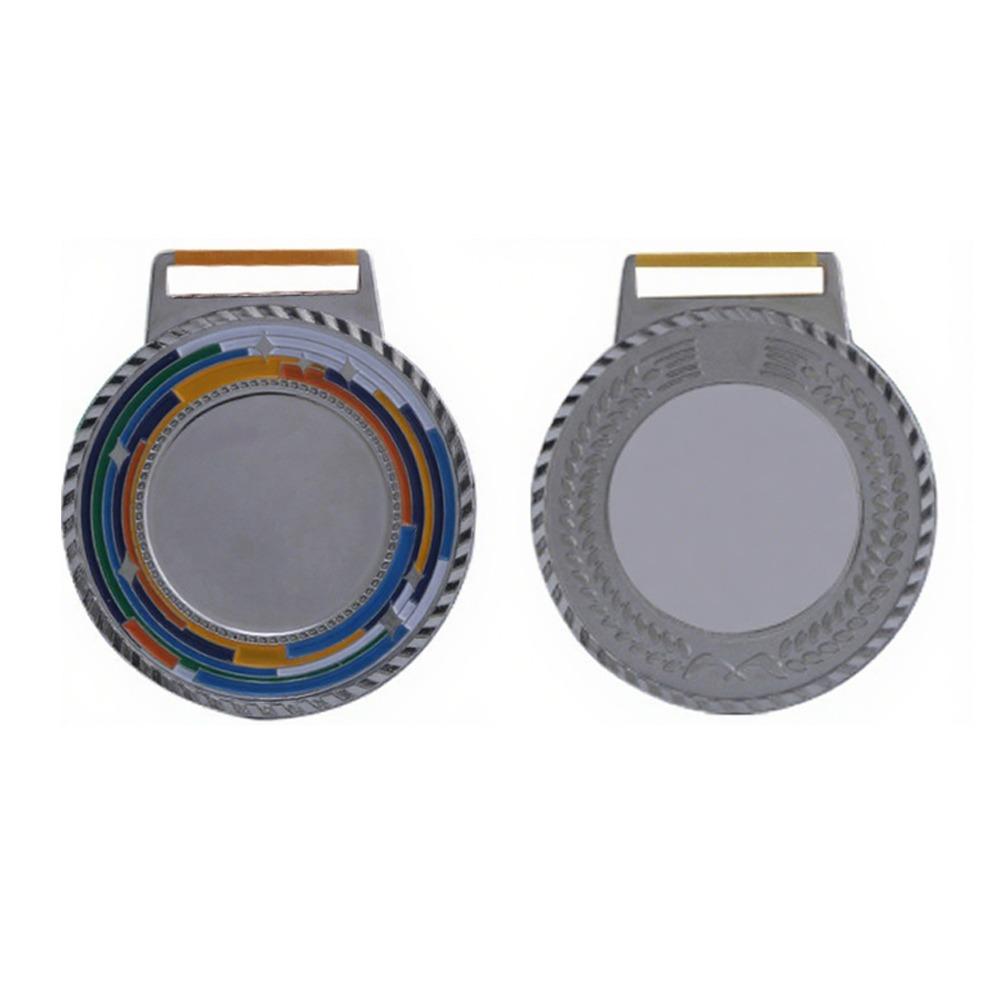 

Color Ribbon Colour Medal 7.5x6.5mm Bronze Color Medal Medal With Stars for Team Competition срібний