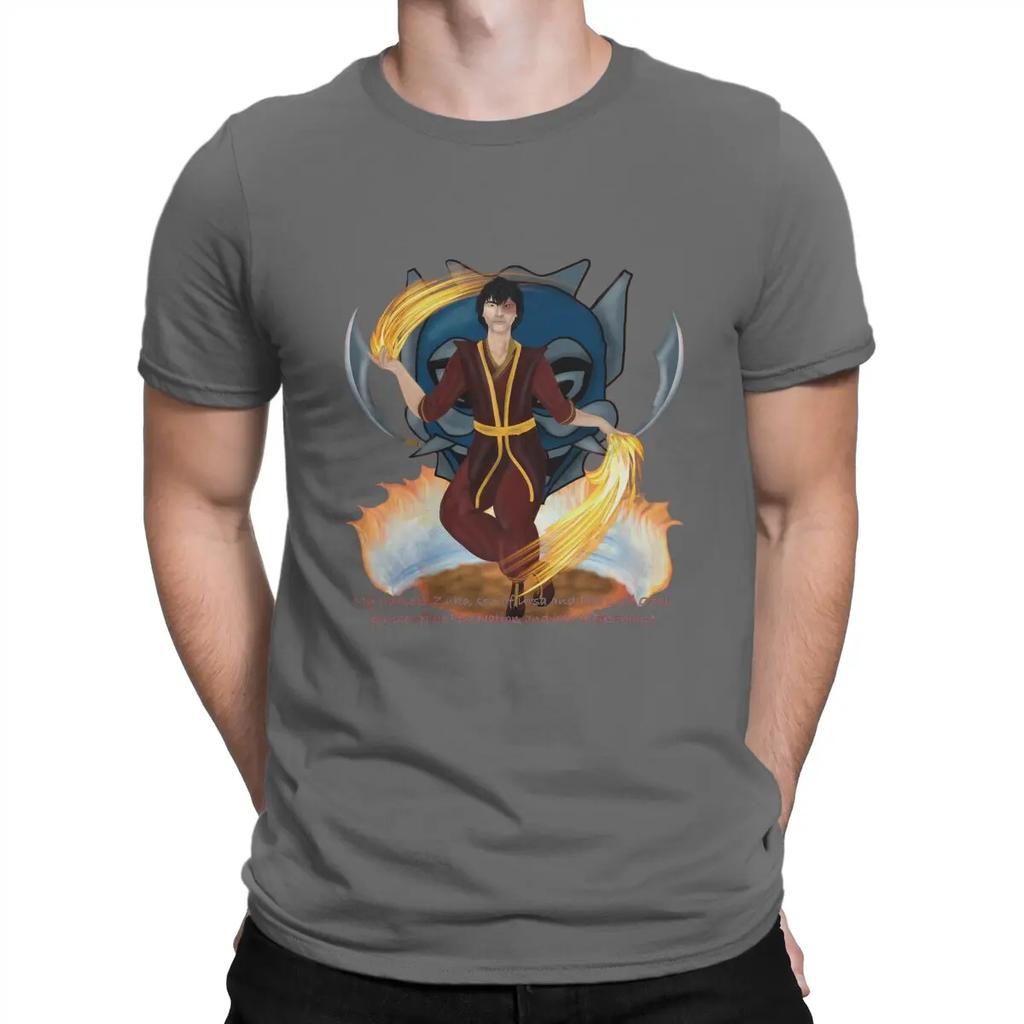 T-The Last Airbenders Pánské tričko Zuko Módní tričko Grafické Streetwear Nový trend