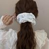 Haargummis Gummibänder für Frauen Mädchen Accessoires Scrunchie koreanisch elastisch Vintage Blumen Fascinators elegant führend Mode