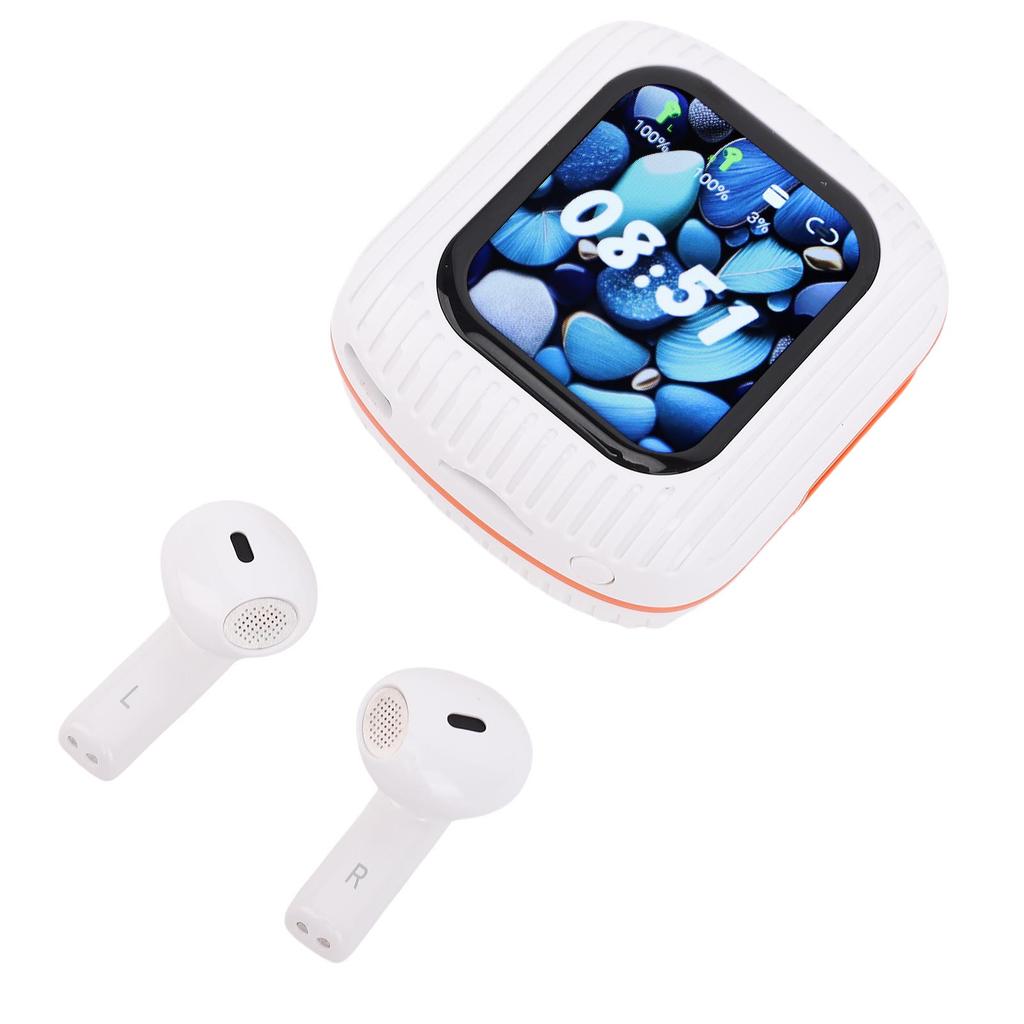 Earphones LCD Display APP Control Portable Headphones Earbuds for Study Work Life 10m