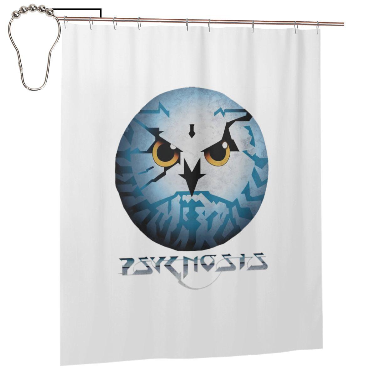 

Amiga Psygnosis Owl Shower Curtain Bathroom Polyester Waterproof Bath Curtains With Hooks W60H190(CM)-1 Pcs
