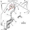 Automobile Engine Sprayer Kettle Filling Pipe Bracket Replaces 643990 Filler Pipe Support Fixing Bracket For 307