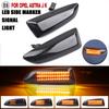 For Opel For Vauxhall Astra J K Crossland X Grandland ignia B Zafira C LED Dynamic Turn Signal Light Side Marker Lamp Fender