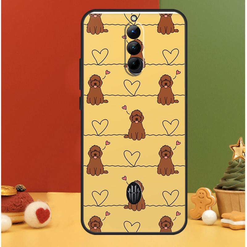 Braunes Cockapoo Hülle Für ZTE Nubia Red Magic 9 Pro Plus 8 8S Pro Plus RedMagic 6 7 6S 7S Pro 6R 5S 5G Hülle