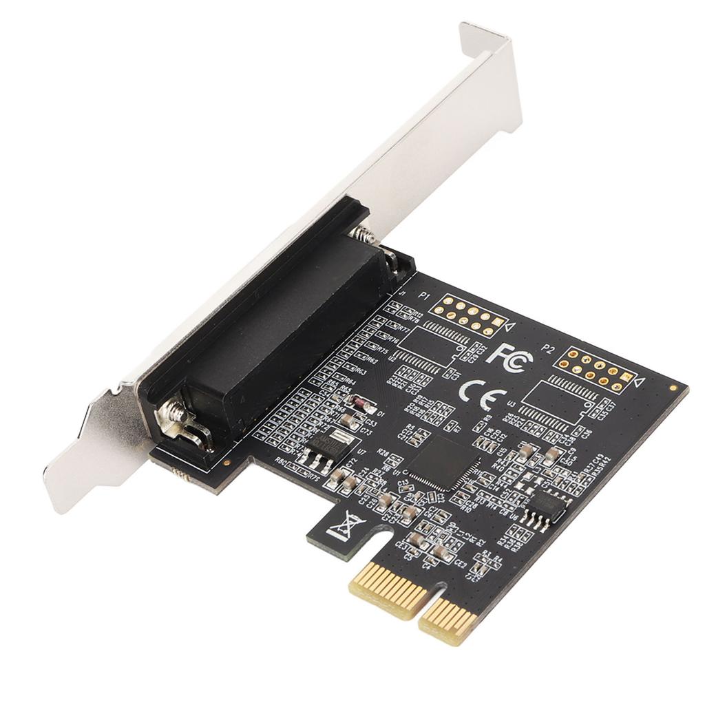 1 Port PCI Express Parallel Card IEEE 1284 DB25 PCIE Parallel Card ECP Mode Desktop Expansion LPT Controller for Printer