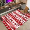 Christmas Nordic Design Carpet Home Decor Printing Room Protective Pad Bathroom Mat