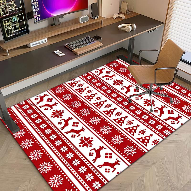 Christmas Nordic Design Carpet Home Decor Printing Room Protective Pad Bathroom Mat