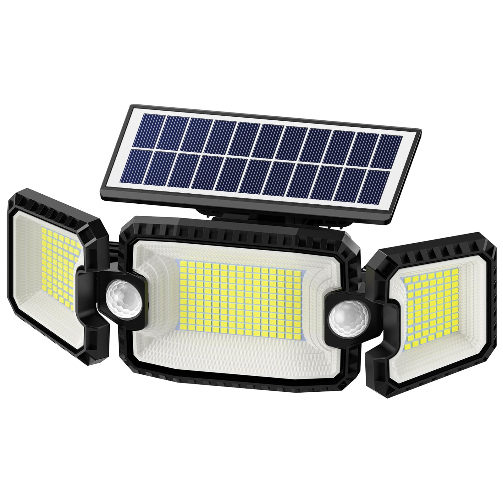 

Solar Outdoor Light, Waterproof, Sensor Light, Ultra Bright, 305 High-Brightness LEDs, 3-Sided Lighting, 270° Illumination, IP65 Waterproof, No