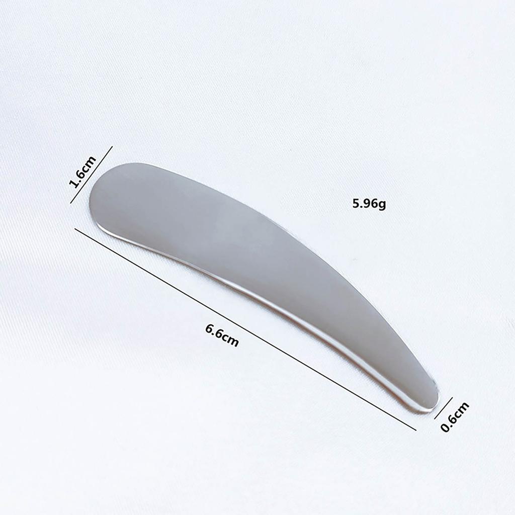1 Piece Stainless Steel Skincare Spatula Reusable Lotion Cream Applicator for Makeup Eye Cream Sampling Mixing Beauty Tools