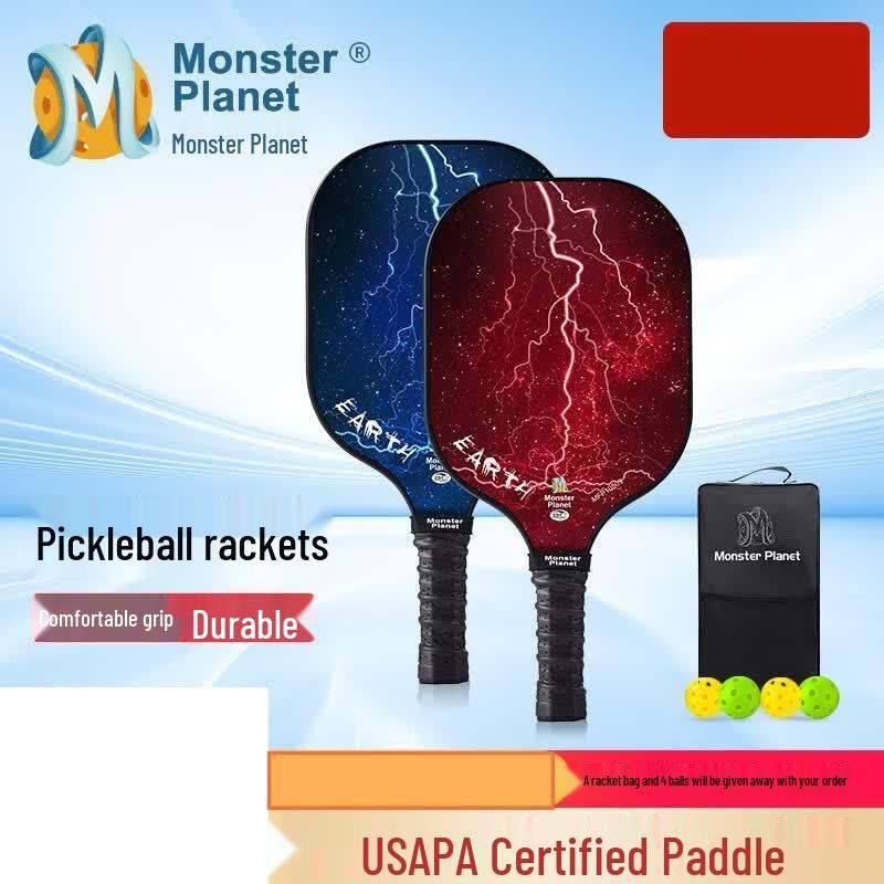 Monsterplanet Earth Series MFP15008 Pickleball Racket Set