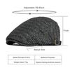 Stylish Hollow Design Straw Beret Adjustable Breathable Newsboy Cap Sun Protection Ivy Cap Unisex