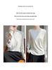 Women's Autumn Retro Embroidery Jacquard Shirt: Long-Sleeve, Round Neck Pullover