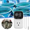 Digital Display Smart Thermostat Fish Tank Touch Screen Regulation Socket Temperature For Pet A C2A2