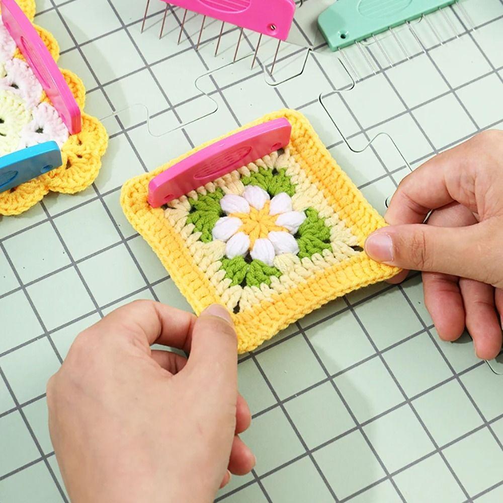 1/4Pcs Ultra Thick Foam Blocking Board Foam Crafts Grid Knitting Board New Knitting Block Mat