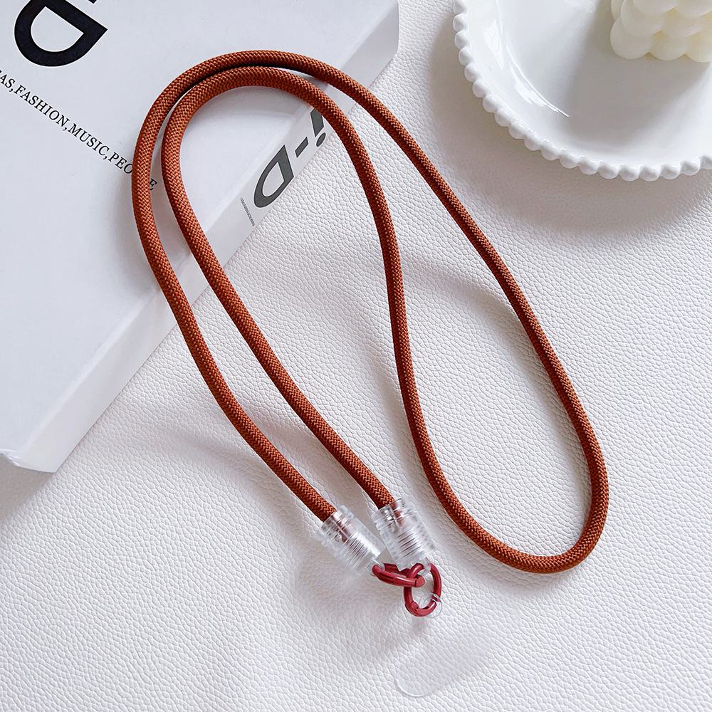 High-end Diagonal Carrying Mobile Phone Lanyard with Universal Case, Durable and Strong Back Clip Rope.