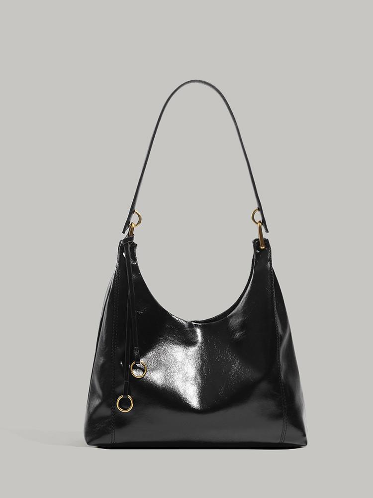 

New Maillard Commuter Premium Texture INS Niche Black Large Capacity One Shoulder Handheld Armpit Bag Women s Trend чёрный