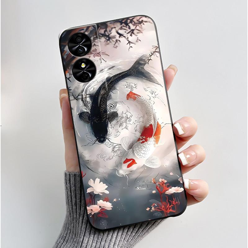 Phone Case For TCL 40 NxtPaper Back Cover Cute Rabbit Cat Funda Silicone Soft Coque For TCL 40 NxtPaper 4G Shockproof Case Shell