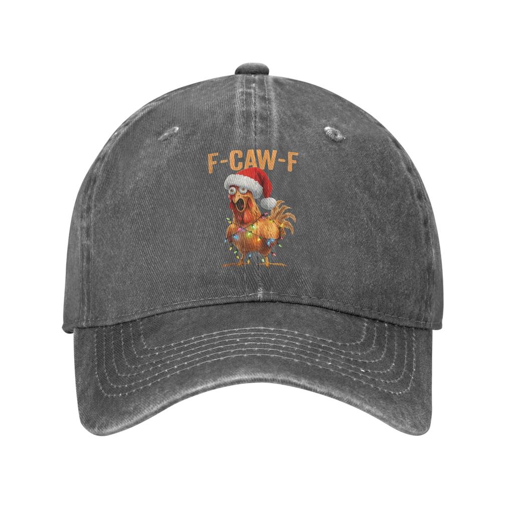 FCawFChicken Christmas Casual Baseball Cap  Outdoor Sports Trucker Hat Summer Wholesale Couple Women y2k Cool Baseball Caps