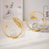 Crystal Ball Iron Art Ornament Butterfly Metal Figurine Bookshelf Desktop Decoration Living Room Fireplace Cabinet Home Decor
