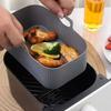 Fryer Silicone Baking Tray, Round, Reusable, Lined With Non Stick, Heat-resistant Silicone Pot Pad