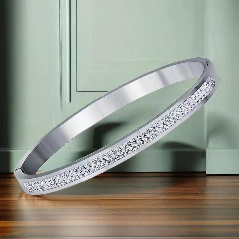 Bracelet Girls Niche Titanium Steel Jewelry Premium Sense Ins Wind Nail Opening Jewelry